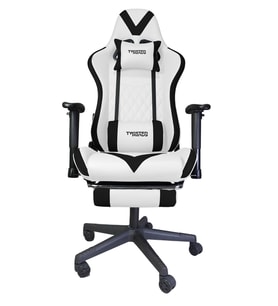 TWISTED MINDS TM8250-WN COMFORT E-SPOR OYUNCU KOLTUĞU - BEYAZ / SİYAH (Beyaz-Siyah)