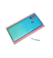 Tecno Spark 7T (KF6p) KASA Arka Pil Batarya Kapağı MAVİ