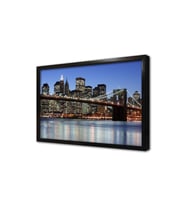 New York Gece Çerçeveli Mdf Tablo