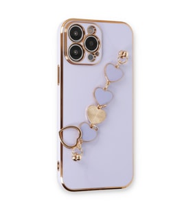 Iphone 14 Kılıf Esila Silikon - Lila