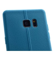 Samsung Galaxy Note Fan Edition FE / Note 7 Kılıf Zore Taksim Silikon Lacivert