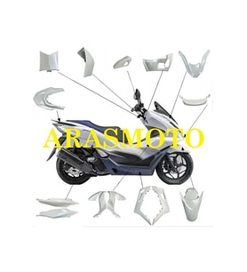 Honda Pcx 125 Kaporta Seti Beyaz Grenaj Komple 2021-2024 Supermoto