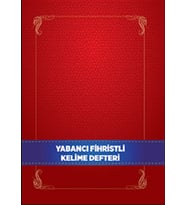 Yabancı Dil Fihristli Kelime Defteri
