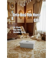 Çeyizlik Orta Tek Hurç Çiçekli, Kadife Tek Hurç Çeyizlik Dantelli Hurç, Orta Boy Hurç