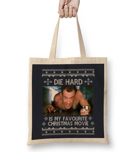Die Hard Is My Favourite Christmas Movie Bez Çanta Uzun Saplı