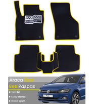 Volkswagen Polo (2017-2025) Uyumlu EVA Paspas Tam Set–Araca Özel,Su Geçirmez,Hızlı ve Kolay Montaj