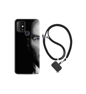 Infinix Hot 9 Kılıf Desenli Silikon Boyun Askılı Atatürk Portre 3 1331