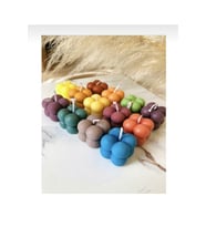 6lı Mini Bubble Mum Davet Nişan Söz Kına Hediyelik Dekor (Çok Renkli)