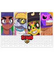 Brawl Stars Rare Characacters Puzzle 240 Parça Yapboz