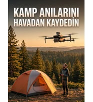 GPS Destekli Katlanabilir Çift Kameralı Drone Ekranlı Kumandalı