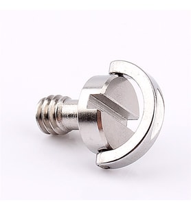 Tripod, Quick Release Plate için 1/4 İnç Tripod Vidası (Gümüş)