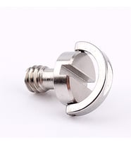 Tripod, Quick Release Plate için 1/4 İnç Tripod Vidası (Gümüş)