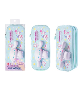 Petityu Cinnamoroll Squishy Çift Fermuarlı Geniş Kapasiteli Şirin Kalem Kutu