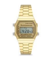 Forentina Sarı Retro Unisex Metal Kol Saati PS1987