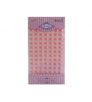 İnci Kalp Sticker Pembe 77'li-