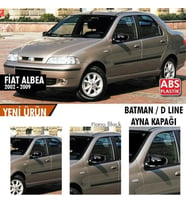 Fiat Albea Uyumlu (2002-2009) Batman Yarasa Ayna Kapağı (Makyajsız Kasa)