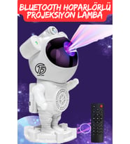 Yıldızlı Gece Lambası ve Astronot Galaxy Projektör ile Eğlence Keyfi