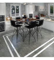 Knsz masa sandalye takımı hem105zengin cvzsyh 130*090 6 sandalye syhsyh kolçaklı sırt minderli