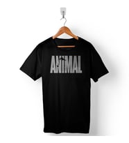Animal Fitness Gym Tank Top Atlet Sporcu Atleti 2 Baskılı Tişört Unisex T-Shirt (Siyah)