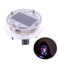 Ayt Sunup Led Işıklı Araba Tekerlek Göbek Kapağı 12 Led 4 Renk 6.5x6.5x4.5cm Oto Jant Ortası Kapak