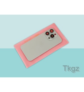 İphone 15 PRO Arka Pil Batarya Kapağı Kapak ( Full Kamera Lensli ) GRİ
