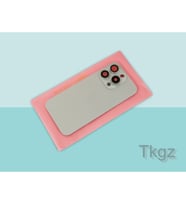 İphone 15 PRO Arka Pil Batarya Kapağı Kapak ( Full Kamera Lensli ) GRİ