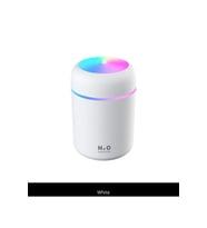 H2O 300 ML Ultrasonik RGB LED Hava Nemlendirici, Buhar ve Aroma Difüzörü