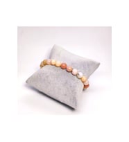 Sevginin Işıltısı: Pembe Opal: Unisex Taş Bileklik