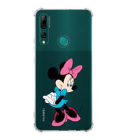 Huawei Y9 Prime 2019  Köşe Korumalı Antişok Kapak Minnie Mouse Tasarımlı Şeffaf  Kılıf