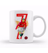 The king of football Cristiano Ronaldo 7 Kupa Bardak Porselen
