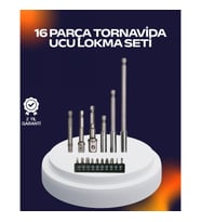 Mey İthalat® 16 Parça Usta İşçilik Bits Takımı Vida Sökme Takma Set