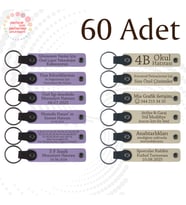 M Menekşe & S Kahve, 60’lı Set, Kişiye Özgü Anahtarlık, Gönüllü Etkinlik Katılımcılarına Sürpriz