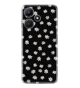 Infınix Hot 30i Kılıf Resimli Desenli Silikon Platinium Series Papatyalar 1866
