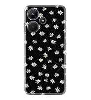 Infınix Hot 30i Kılıf Resimli Desenli Silikon Platinium Series Papatyalar 1866