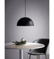 RİOLİGHT RETRO,RUSTİK MUTFAK,ODA,CAFELER İÇİN SİYAH 1XE27 DUYLU TEKLİ METAL SARKIT AVİZE ÇAP:40CM