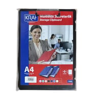 KRAF 1080 MULTIBOX SEKRETERLİK SAKLAMA BÖLMELİ A4  - SİYAH