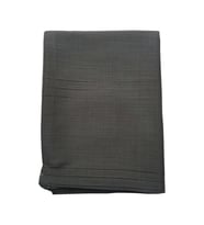 Keten Kumaş Çizgi Masa Örtüsü 160*220 Cm Siyah