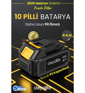 Şarjlı Makine Aküsü 24v 21v 18v 48 Volt 10lu Pil Grubu