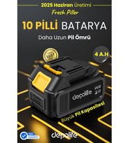 Şarjlı Makine Aküsü 24v 21v 18v 48 Volt 10lu Pil Grubu