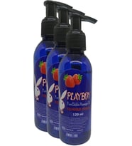 Pure Edible Massage Oil 120ML Çilek Aromalı Yağı 3 Adet