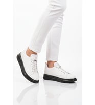 Walkway Siyah Lastik Bağcıklı Erkek Sneaker Balase M