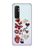 Xiaomi Mi Note 10 LITE Uyumlu Aesthetic Tasarımlı Şeffaf Telefon Kılıfı