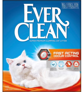 Clean Fast Acting Odour Control Kedi Kumu Koku Önleyici Topaklanan Küçük Alanlar İçin 10 Litre