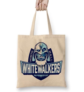 Game Of Thrones North Wall Whitewalkers Bez Çanta Uzun Saplı