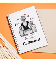 Sultanımız Tasarımlı Defter Kişiye Özel
