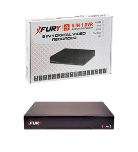 FURY IP 2 Kameralı 1080P Sesli 6 Warm LED Renkli Gece Görüşlü Güvenlik Kamera Sistemi 320GB 1606