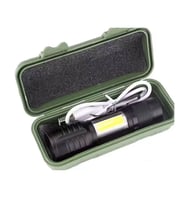 Taktik El Feneri Usb Şarj Edilebilir Kamp Feneri Cob Zumlanabilir Mini Taşınabilir El Feneri Ws-5454