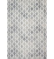 Gri Eskitme Geometrik Desenli Dijital Baskı Salon Halısı Modern Tasarım Koridor İçin Kaymaz Taban