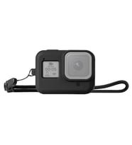 PULUZ PU428B GoPro HERO8 İçin Silikon Koruma Kılıfı+Wrist Strap-(5775) - HPSBYI6426-4719