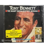 (Plak Değildir CD dir) CD Tony Bennett 16 Most Requested Songs CD (Karışık)